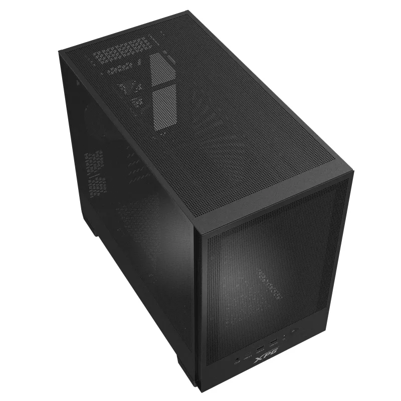 XPG VALOR MESH NANO MID-TOWER skriňa – čierna, Midi Tower, PC, čierna, micro ATX, Mini-ITX, SPCC, 17 cm
