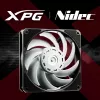 XPG VENTO PRO 120 PWM čierny, ventilátor, 12 cm, 450 ot/min, 2500 ot/min, čierna, biela