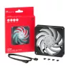 XPG VENTO PRO 120 PWM čierny, ventilátor, 12 cm, 450 ot/min, 2500 ot/min, čierna, biela
