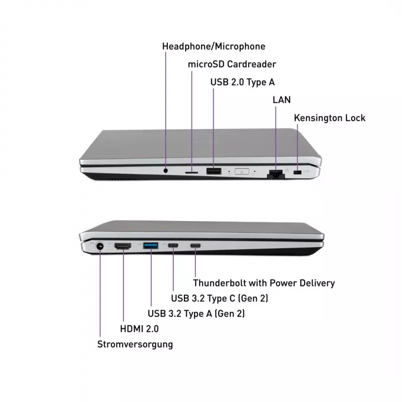 Notebook TERRA MOBILE 1220800 Intel Core i7 15,6 inch Full HD 16GB DDR5 500GB SSD