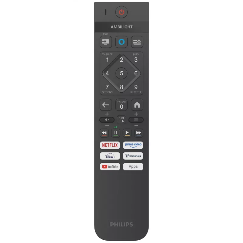 Philips 55PUS9000/12 televízor 139,7 cm (55 palcov) 4K Ultra HD QLED Ambilight Smart TV Wi-Fi, čierny