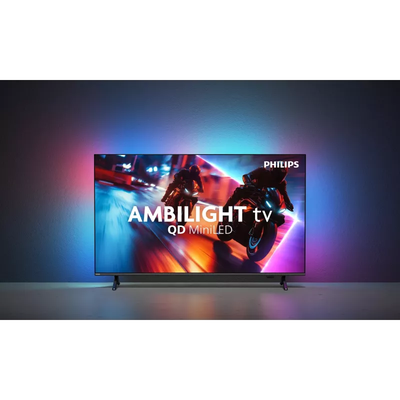 Philips Ambilight 55MLED910/12 Mini LED QLED televízor 139,7 cm (55 palcov) 4K Ultra HD 144 Hz Smart TV Wi-Fi čierny