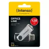 USB kľúč Intenso 128 GB USB-A 3.2 Gen 1x1 čierno-strieborný