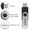 USB kľúč Intenso 128 GB USB-A 3.2 Gen 1x1 čierno-strieborný