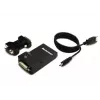 Lenovo USB 3.0 - DVI/VGA USB grafický adaptér 2048 x 1152 pixelov čierny