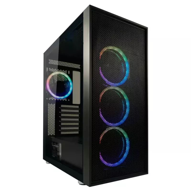 PC skriňa LC-Power Schwarz_Wanderer_X Midi Tower čierna