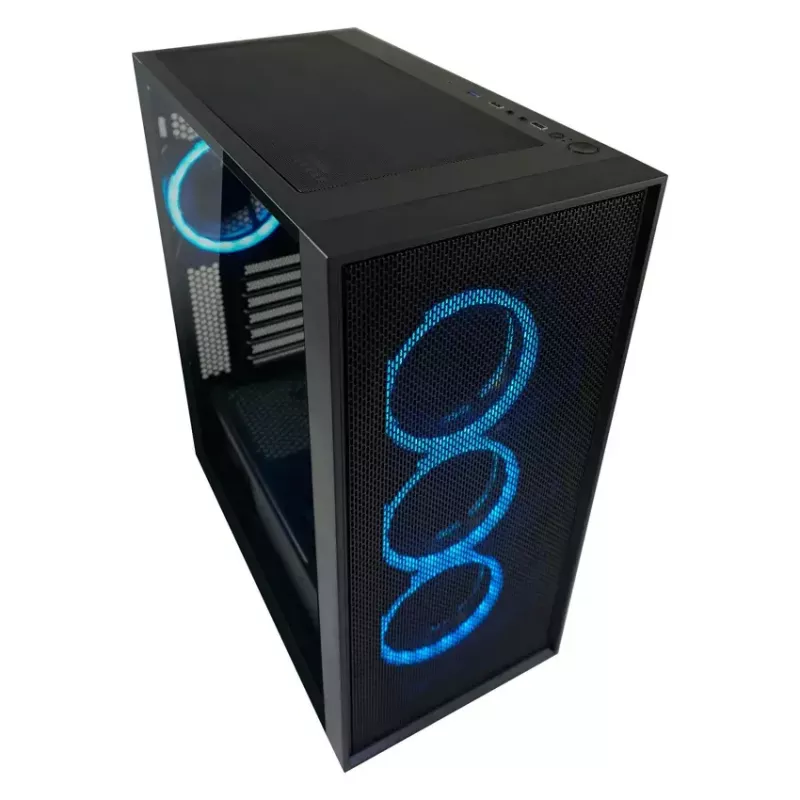 PC skriňa LC-Power Schwarz_Wanderer_X Midi Tower čierna