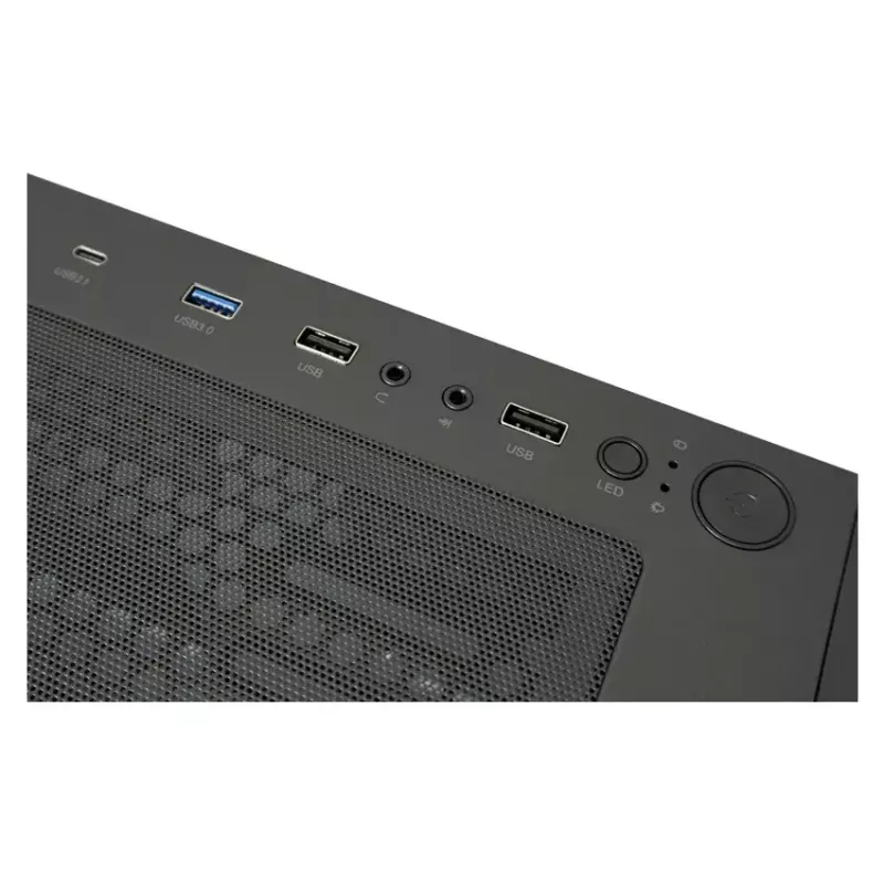 PC skriňa LC-Power Schwarz_Wanderer_X Midi Tower čierna