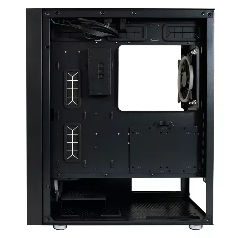 PC skriňa LC-Power Schwarz_Wanderer_X Midi Tower čierna