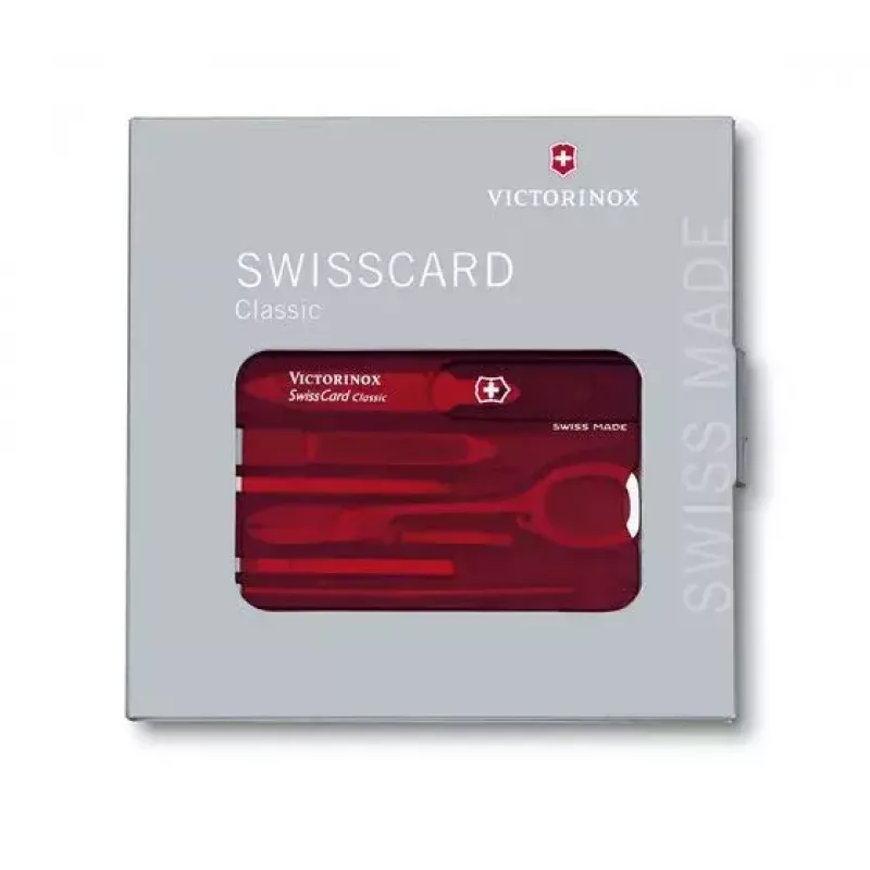 SwissCard Classic Victorinox červená
