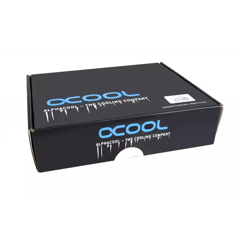 Vodný blok Alphacool 12993 acetal meď nikel čierny 52mm 56mm 22.5mm