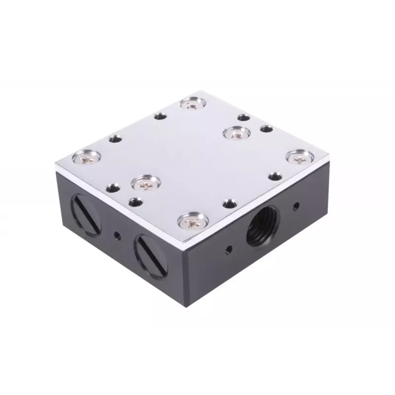 Vodný blok Alphacool 12993 acetal meď nikel čierny 52mm 56mm 22.5mm