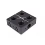 Vodný blok Alphacool 12993 acetal meď nikel čierny 52mm 56mm 22.5mm