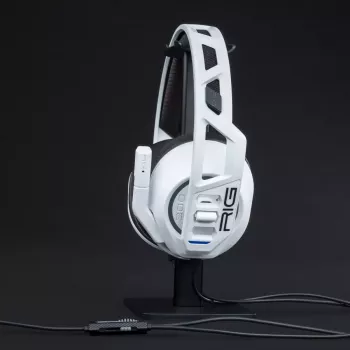 Headset nacon RIG 300 PRO HS – káblový náhlavný herný headset, okolo uší, 20–20000 Hz, 1,2 m kábel, biela