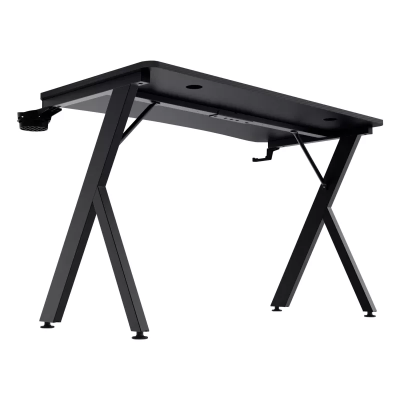 Stôl Trust GXT 700 Omnius čierny obdĺžnikový kovový rám 1200x600x740mm