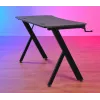 Stôl Trust GXT 700 Omnius čierny obdĺžnikový kovový rám 1200x600x740mm