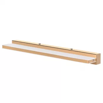 LED nástenné svietidlo ActiveJet AJE-MERO GOLD, povrchová montáž, obdĺžnikové, 4000 K, 850 lm, nevymeniteľný svetelný zdroj