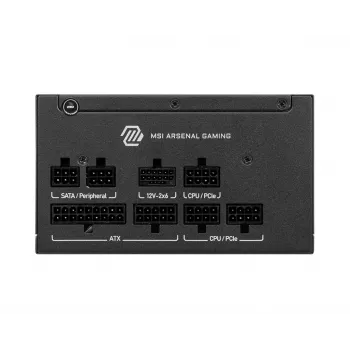 Napájací zdroj MSI MAG A750GLS PCIE5 750W 24-Pin ATX plne modulárny 80 PLUS Gold čierny