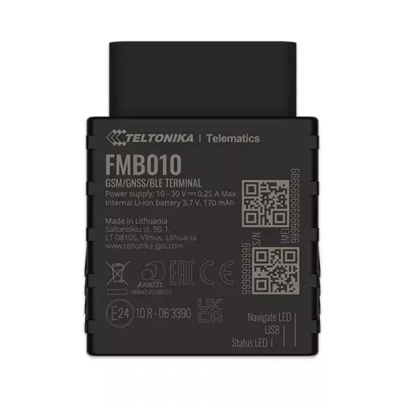 Autotracker Teltonika FMB010 čierny