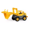Lena EcoActives Earth Mover, traktor, 2 roky, plast, drevo, čierna, sivá, žltá