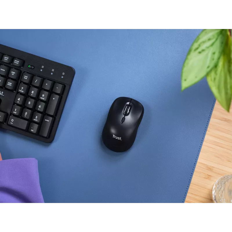 Trust Yvi+ myš univerzálna obojručná RF Wireless + Bluetooth optická 1600 DPI