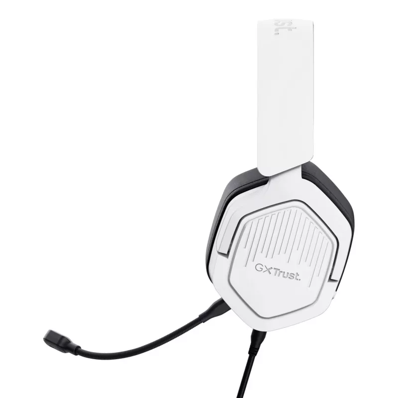 Trust GXT492W Carus headset káblový s hlavovým mostom herný biela