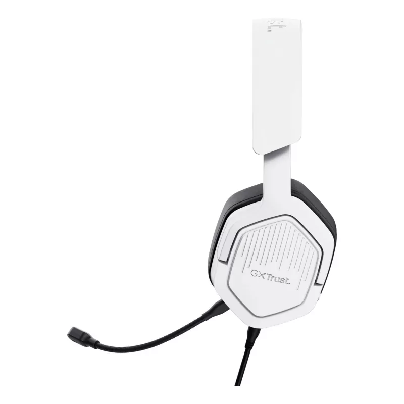 Trust GXT492W Carus headset káblový s hlavovým mostom herný biela