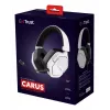 Trust GXT492W Carus headset káblový s hlavovým mostom herný biela