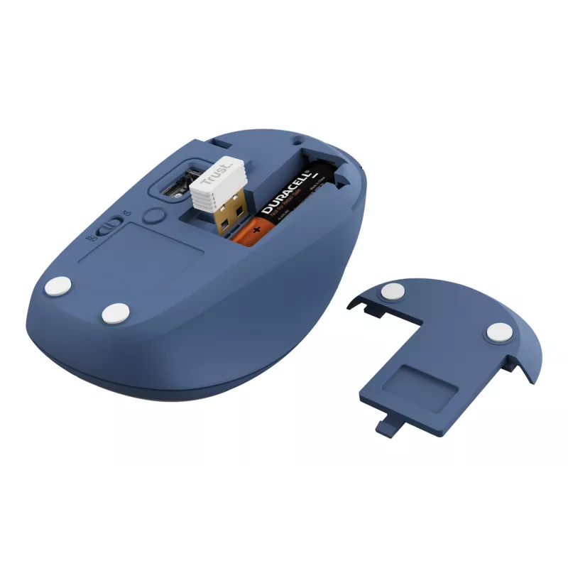 Trust Yvi+ myš univerzálna obojručná RF Wireless + Bluetooth optická 1600 DPI
