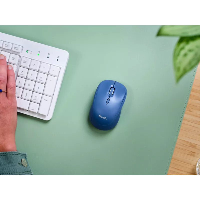 Trust Yvi+ myš univerzálna obojručná RF Wireless + Bluetooth optická 1600 DPI