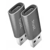 Trust Calyx USB Type-C USB Type-A sivá konektor 1 USB Type-C konektor 2 USB Type-A