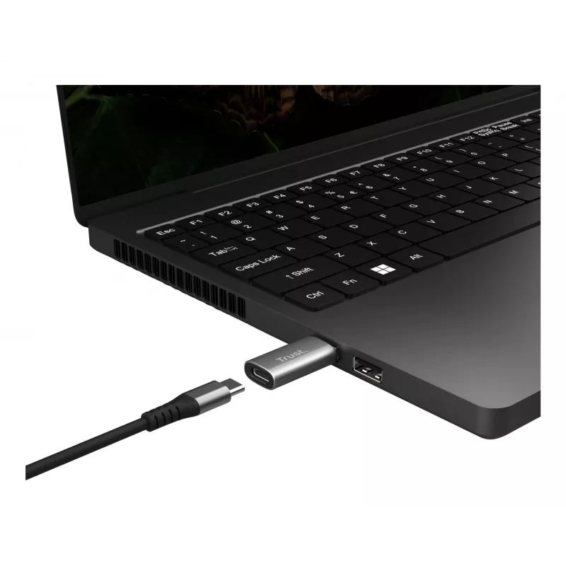 Trust Calyx USB Type-C USB Type-A sivá konektor 1 USB Type-C konektor 2 USB Type-A