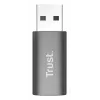 Trust Calyx USB Type-C USB Type-A sivá konektor 1 USB Type-C konektor 2 USB Type-A