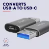 Trust Calyx USB Type-C USB Type-A sivá konektor 1 USB Type-C konektor 2 USB Type-A