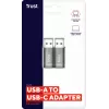 Trust Calyx USB Type-C USB Type-A sivá konektor 1 USB Type-C konektor 2 USB Type-A
