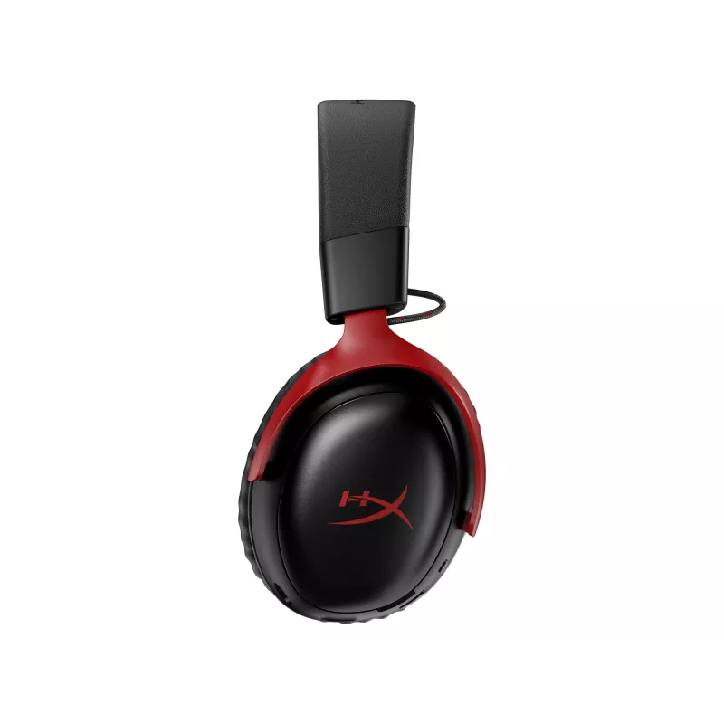 HyperX Cloud III S Wireless - herný headset (čierno-červená), červená, Čína, okolo uší, uzavretý, 115 mm, 210 mm
