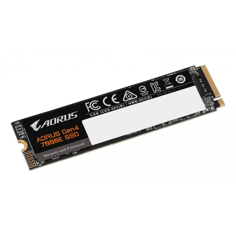 Interná M.2 NVMe SSD GIGABYTE AORUS Gen4 7000E 1 TB — 7100 MB/s čítanie, 6100 MB/s zápis, M.2 2280