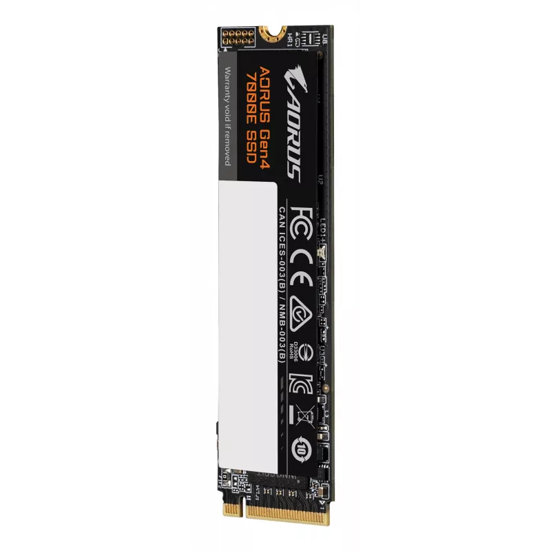 Interná M.2 NVMe SSD GIGABYTE AORUS Gen4 7000E 1 TB — 7100 MB/s čítanie, 6100 MB/s zápis, M.2 2280
