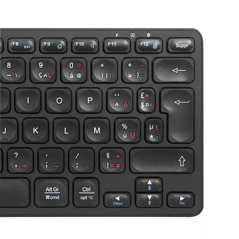 Bezdrôtová Bluetooth klávesnica Targus AKB862FR — francúzska AZERTY, čierna