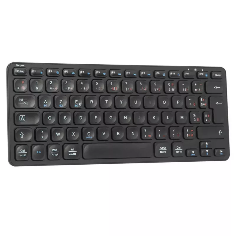 Bezdrôtová Bluetooth klávesnica Targus AKB862FR — francúzska AZERTY, čierna