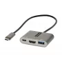 StarTech.com USB-C multiport adaptér, USB-C na HDMI 4K video, 100W PD Pass-Through, USB 3.0 hub 5 Gbit/s (1x Type-C/1x A), USB-C mini-dock, USB-C cestovný dock, prenosná dokovacia stanica pre laptop