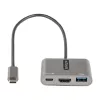 StarTech.com USB-C multiport adaptér, USB-C na HDMI 4K video, 100W PD Pass-Through, USB 3.0 hub 5 Gbit/s (1x Type-C/1x A), USB-C mini-dock, USB-C cestovný dock, prenosná dokovacia stanica pre laptop