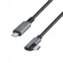 LogiLink CU0182 USB kábel USB 2.0 1m USB-C čierny strieborný