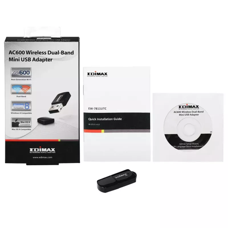WLAN adaptér Edimax AC600 EW-7811UTC