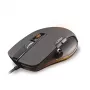 Herná myš Lexip NP93 Neptunium Alpha — káblová, optická, ergonomická, programovateľné tlačidlá