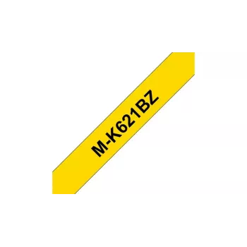 Brother M-K621BZ popisovacia páska čierna na žltej