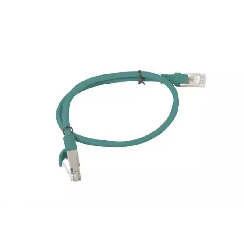 Sieťový kábel Lanberg PCU6-10CC-0050-G RJ-45 Cat6 0,5m zelený