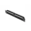Patch panel 1U Lanberg PPU5-9012-B