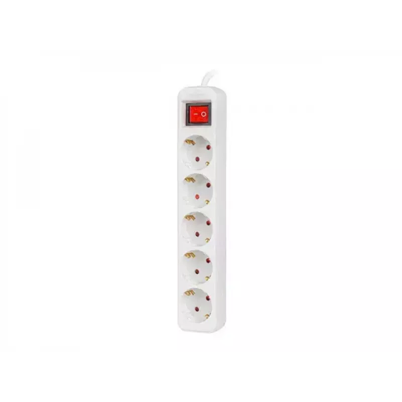 Rozbočovač Lanberg PS1-05F-0150-W 1,5 m 5 zásuviek interiérový biely