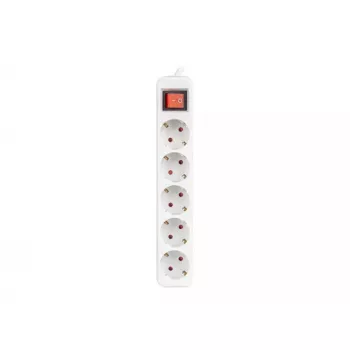 Rozbočovač Lanberg PS1-05F-0150-W 1,5 m 5 zásuviek interiérový biely